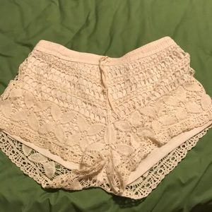 Lace shorts